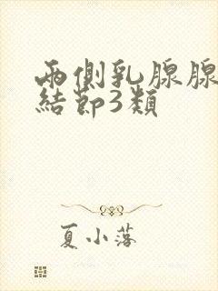 两侧乳腺腺病伴结节3类