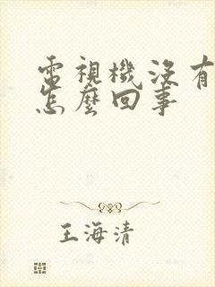 电视机没有雪花怎么回事