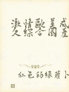 激情欧美成人久久综合国产