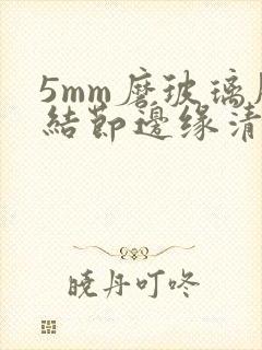 5mm磨玻璃肺结节边缘清楚封面