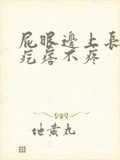 屁眼边上长个硬疙瘩不疼