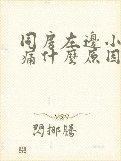 同房左边小腹疼痛什么原因女性