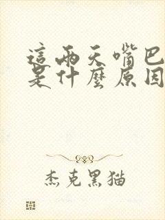 这两天嘴巴发苦是什么原因