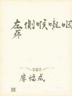 左侧喉咙咽口水疼