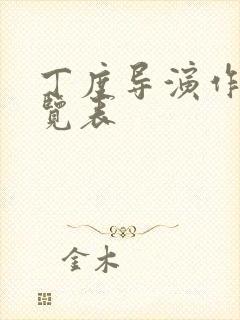 丁度导演作品一览表