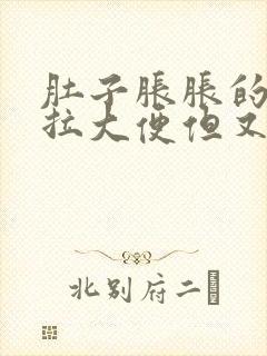 肚子胀胀的总想拉大便但又拉不出来吃什么药