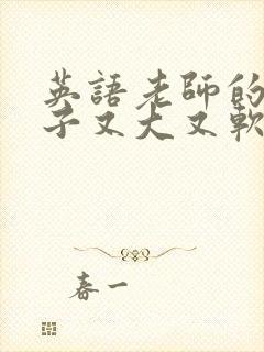 英语老师的小兔子又大又软