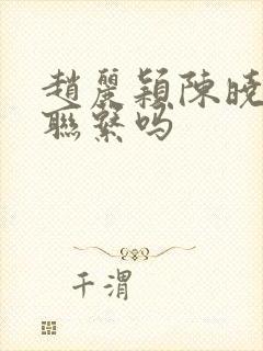 赵丽颖陈晓还有联系吗封面