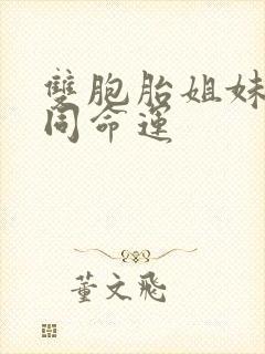 双胞胎姐妹的不同命运