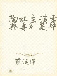 陶虹主演电影《典妻》是哪一年