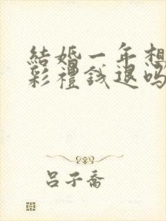 结婚一年想离婚彩礼钱退吗封面