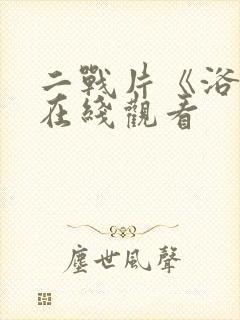 二战片《浴血》在线观看