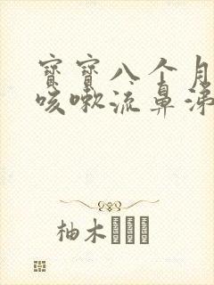 宝宝八个月感冒咳嗽流鼻涕怎么办