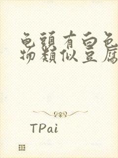 龟头有白色分泌物类似豆腐渣是什么理由封面