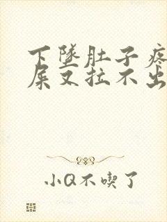 下坠肚子疼想拉屎又拉不出来怎么回事封面