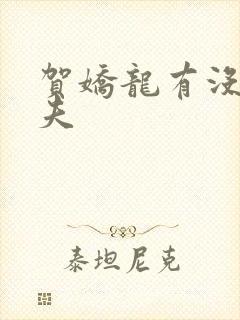 贺娇龙有没有丈夫封面