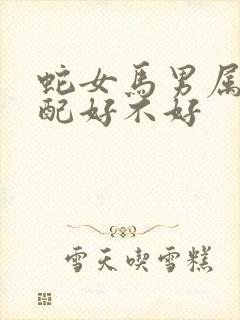 蛇女马男属相婚配好不好