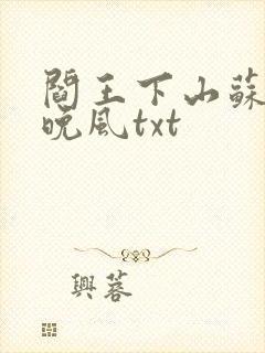 阎王下山苏文陆晚风txt封面
