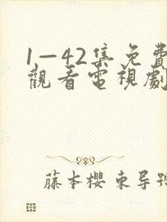 1—42集免费观看电视剧无间