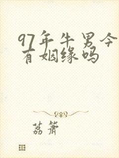 97年牛男今年有姻缘吗