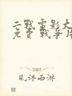 二战电影大全集免费 战争片封面