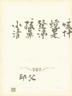 小孩发烧咳嗽流清鼻涕是什么感冒