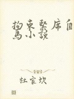 拘束紧席自缚驷马小说封面