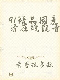 91精品国产高清在线观看封面