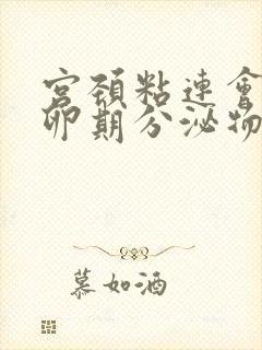 宫颈粘连会有排卵期分泌物么