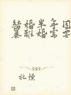 结婚半年因为家暴离婚需要退彩礼吗封面