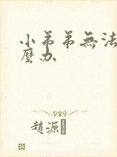 小弟弟无法硬怎么办封面