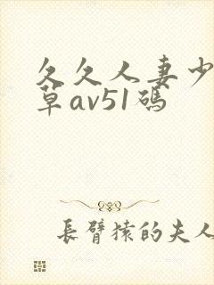 久久人妻少妇嫩草av51码