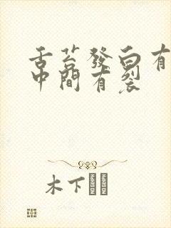 舌苔发白有齿痕中间有裂