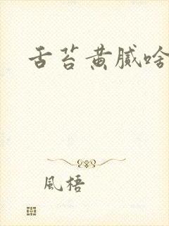 舌苔黄腻啥原因