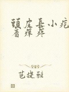 头皮长小疙瘩摸着痒疼