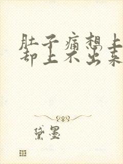 肚子痛想上大便却上不出来