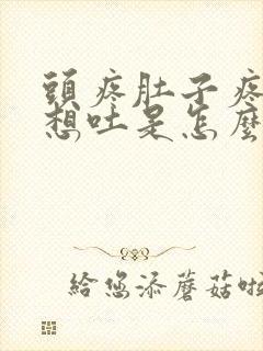 头疼肚子疼恶心想吐是怎么回事