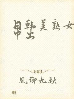 日韩美熟女av中出