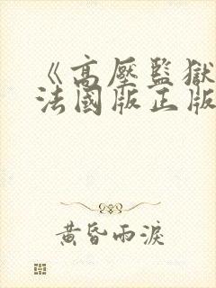 《高压监狱2》法国版正版