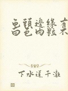 龟头边缘有一排白色肉粒不痛不痒