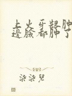 上火牙龈肿痛半边脸都肿了怎么办