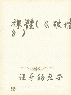 裸体(《破坏者》)封面