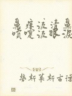 鼻痒流清鼻涕打喷嚏流眼泪封面