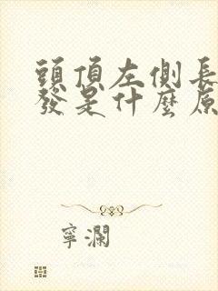 头顶左侧长白头发是什么原因造成的