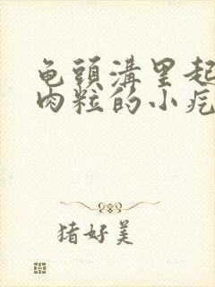 龟头沟里起了像肉粒的小疙瘩