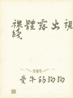 裸体露出视频在线