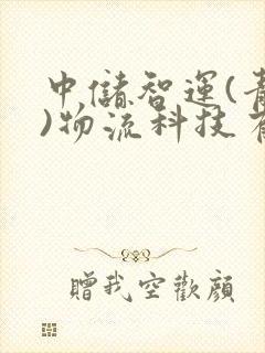 中储智运(青海)物流科技有限公司