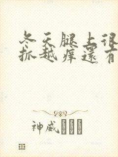 冬天腿上很痒越抓越痒还有红疙瘩