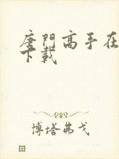 唐门高手在异世下载封面