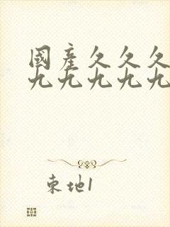 国产久久久久久九九九九九